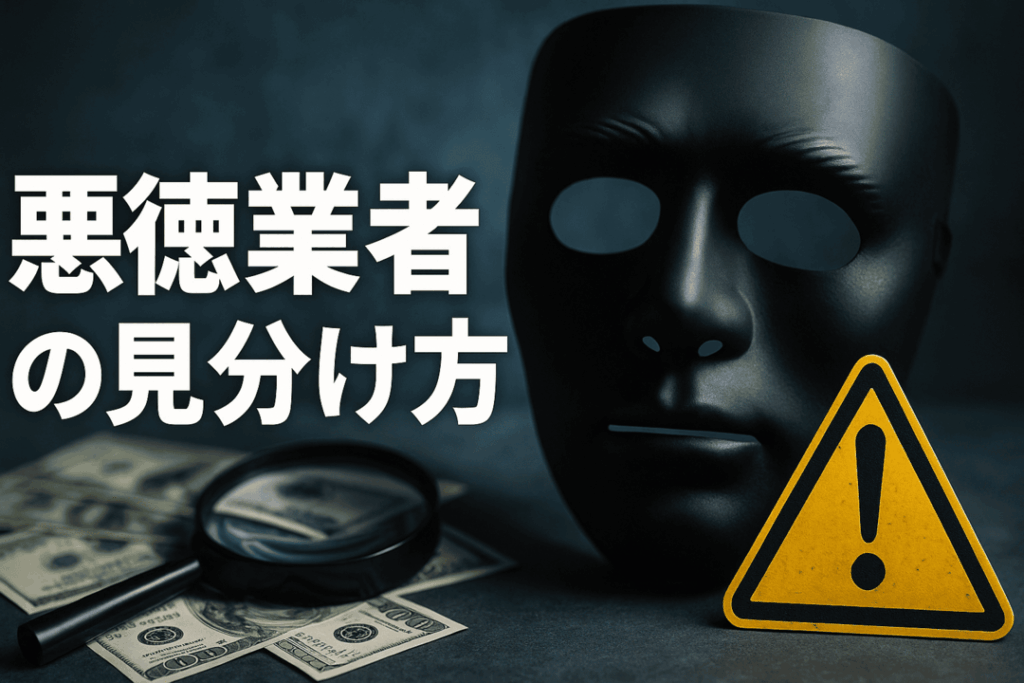 悪徳業者の見分け方