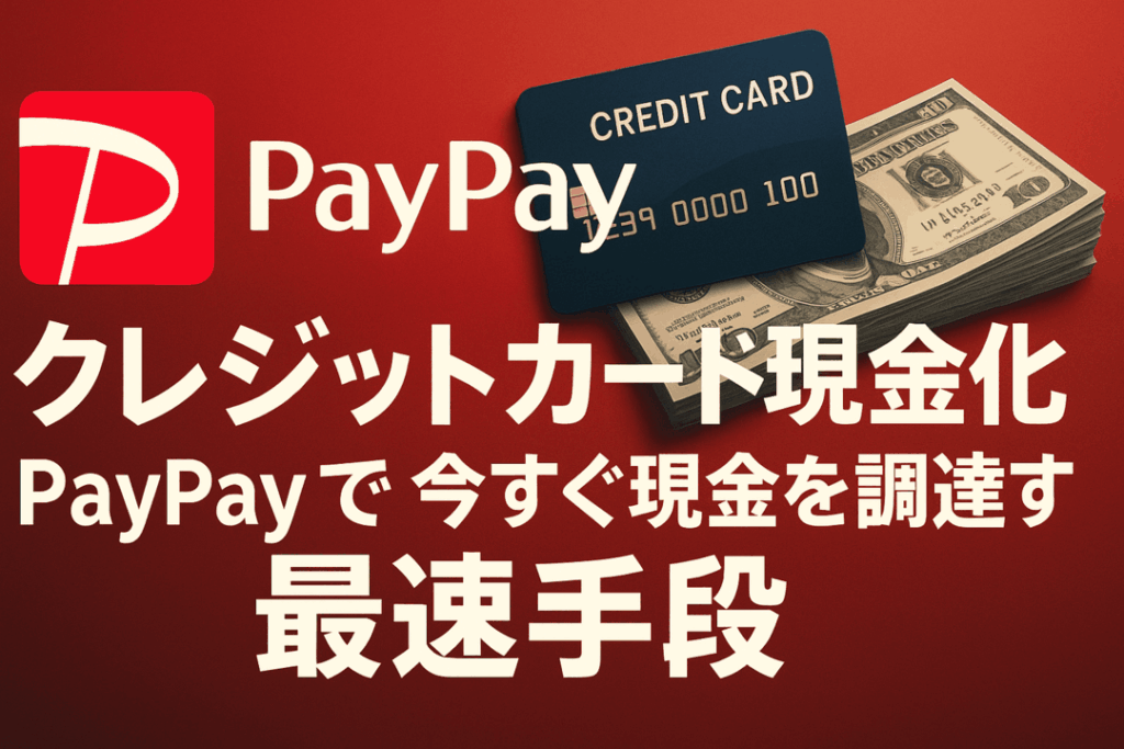 PayPayで今すぐ現金を調達する最終手段